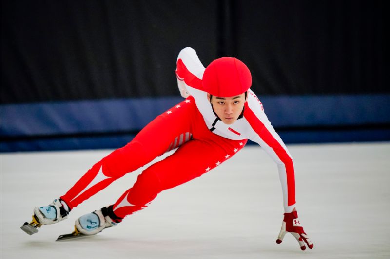 2019 SEA Games Ice Skating Speed Skating Trevor Tan. Photo by SNOC-Chong Yew.jpg